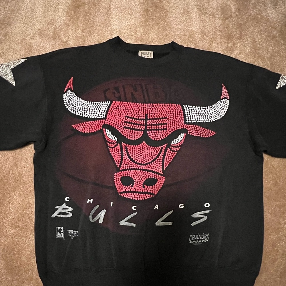 Furst of all kind Chicago Bulls Black Sweatshirt